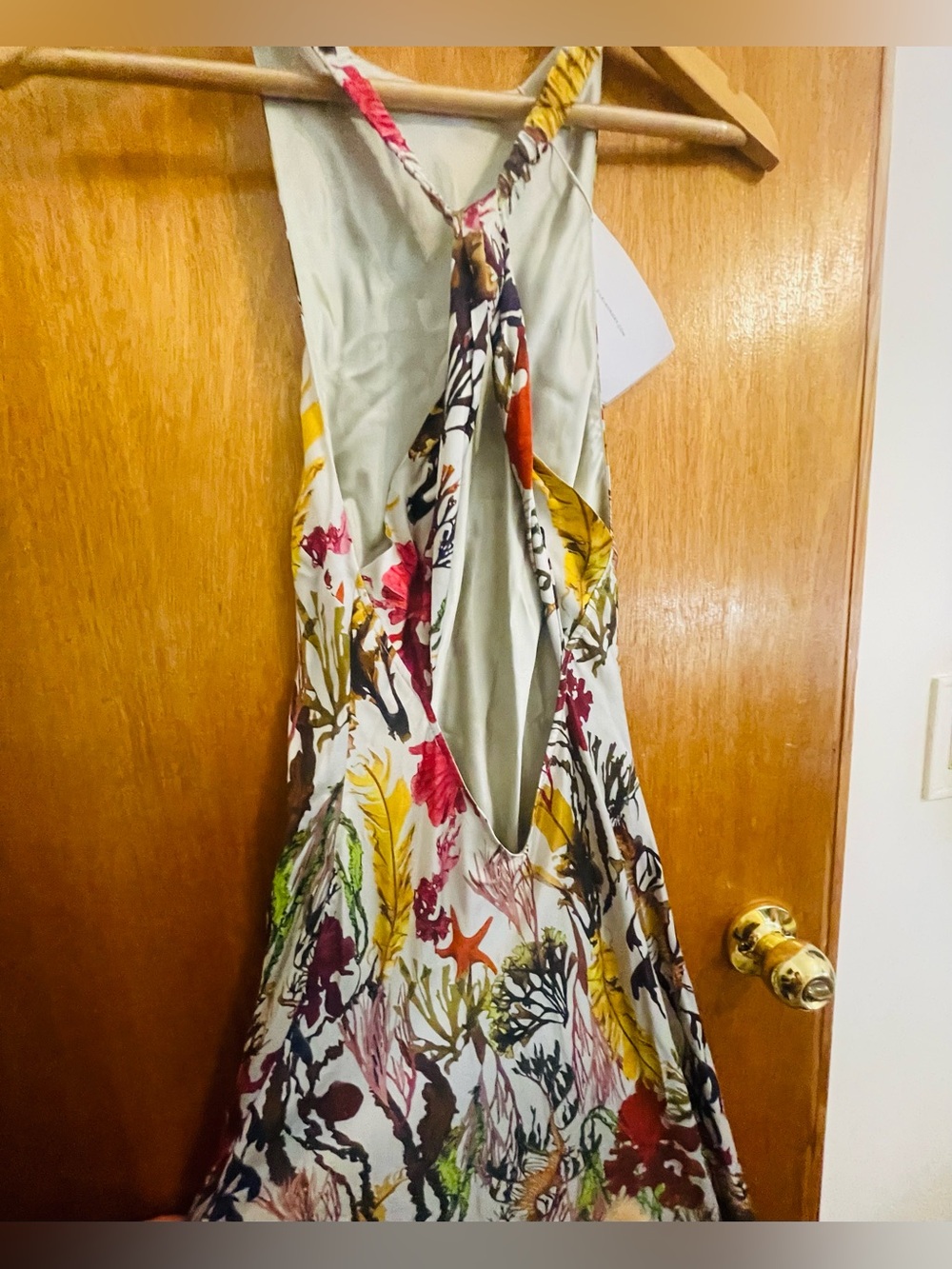 NWT Silk Laundry High Low Dress Planktonic Silk Maxi Dress Size Small - Picture 13 of 13